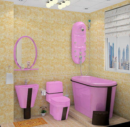 甜蜜滿溢 如何用粉色系衛(wèi)浴潔具打造可愛(ài)治愈的浴室空間